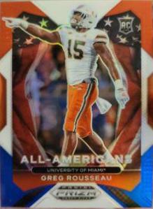 Greg Rousseau [Red White and Blue Prizm] #200