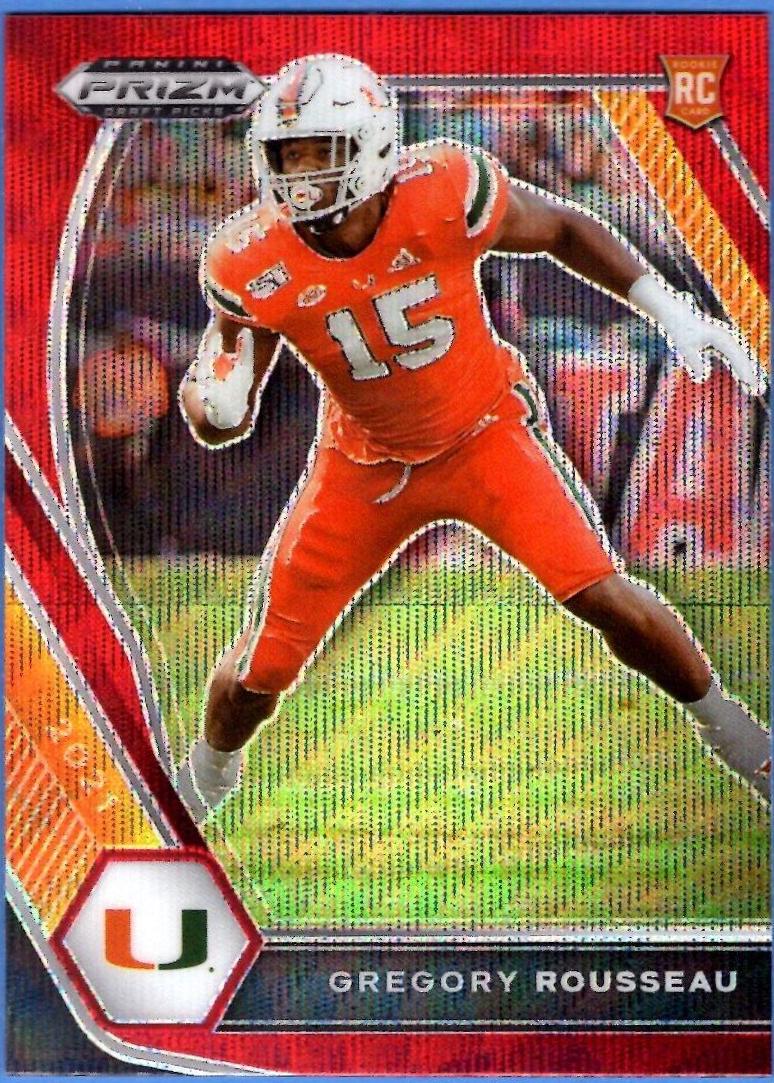 Greg Rousseau [Ruby Wave Prizm] #144