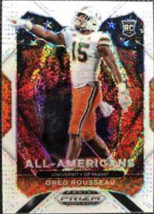Greg Rousseau [White Sparkle Prizm] #200