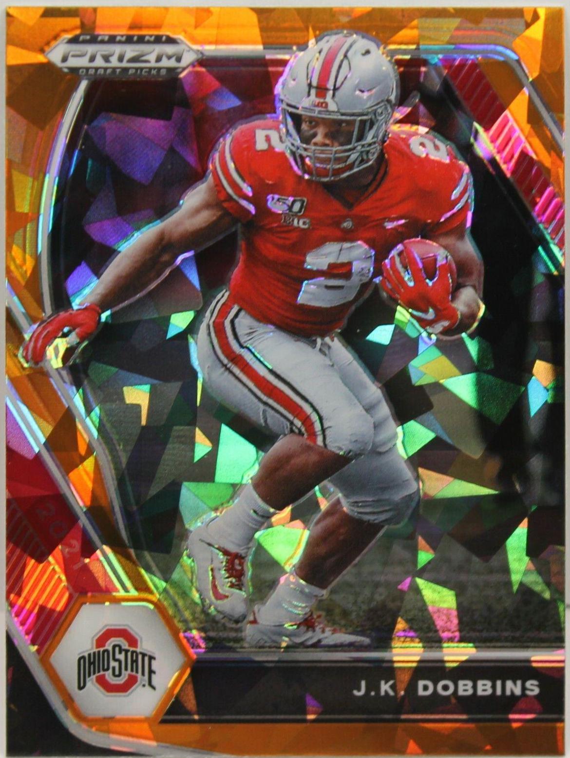 J. K. Dobbins [Orange Ice Prizm] #78