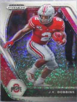 J. K. Dobbins [White Sparkle Prizm] #78