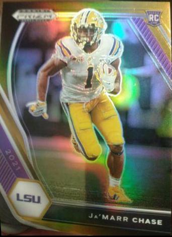 Ja'Marr Chase [Black Gold Prizm] #112
