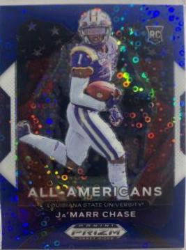 Ja'Marr Chase [Blue Circles Prizm] #185