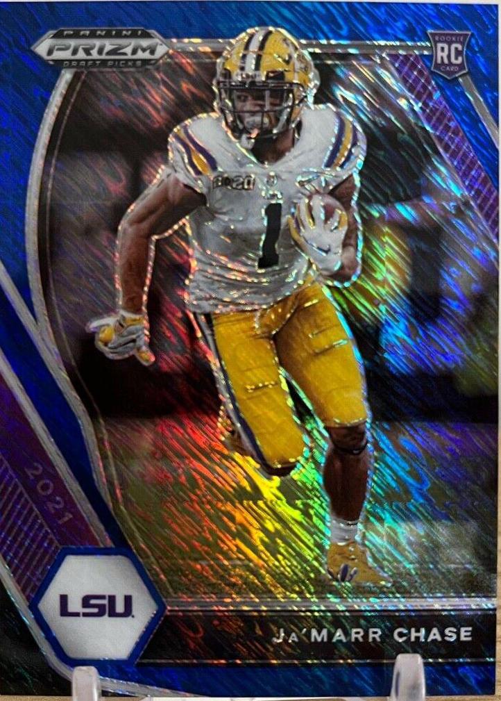 Ja'Marr Chase [Blue Shimmer Prizm] #112