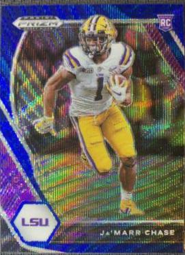 Ja'Marr Chase [Blue Wave Prizm] #112