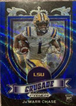 Ja'Marr Chase [Blue Wave Prizm] #162