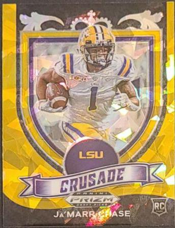 Ja'Marr Chase [Gold Ice Prizm] #162