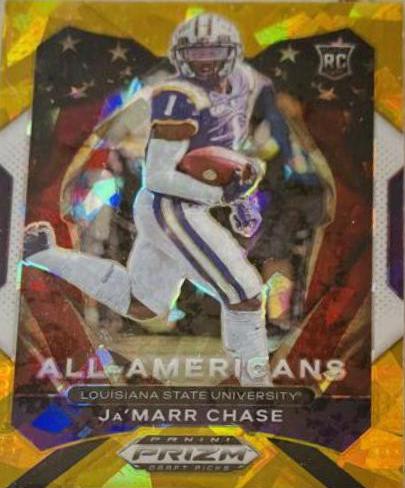 Ja'Marr Chase [Gold Prizm] #185