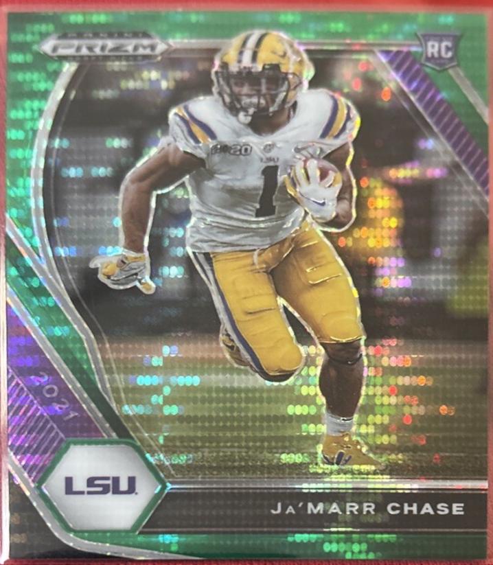 Ja'Marr Chase [Green Pulsar Prizm] #112