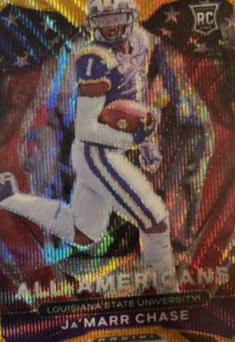 Ja'Marr Chase [Orange Wave Prizm] #185