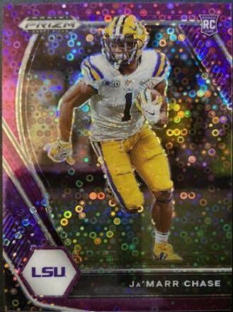 Ja'Marr Chase [Purple Circles Prizm] #112