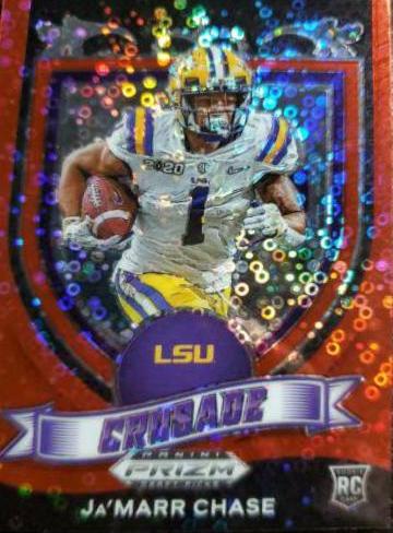 Ja'Marr Chase [Red Circles Prizm] #162