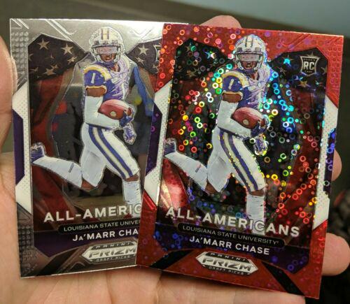 Ja'Marr Chase [Red Circles Prizm] #185