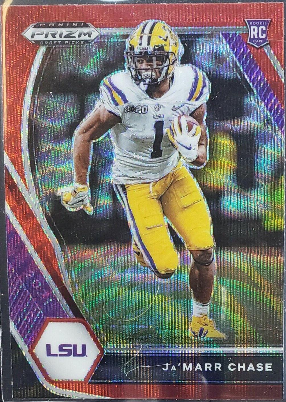 Ja'Marr Chase [Ruby Wave Prizm] #112
