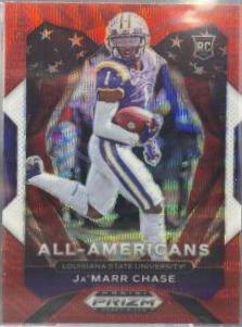 Ja'Marr Chase [Ruby Wave Prizm] #185