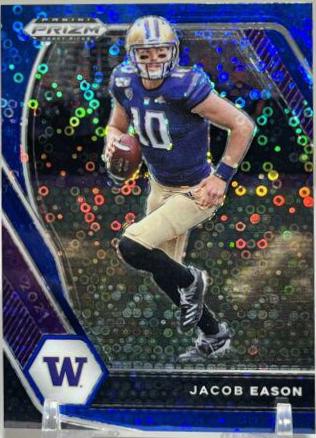 Jacob Eason [Blue Circles Prizm] #34