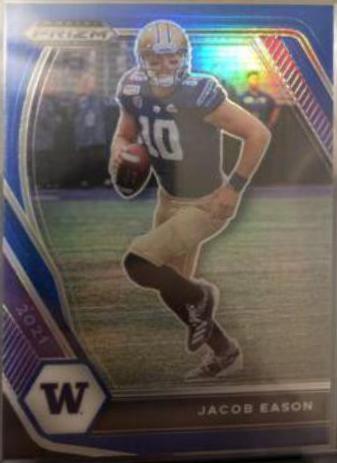 Jacob Eason [Blue Prizm] #34