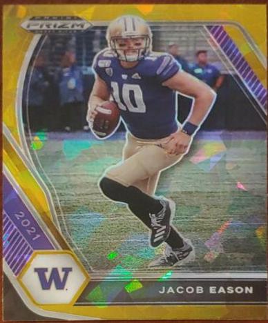 Jacob Eason [Gold Ice Prizm] #34