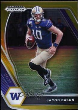Jacob Eason [Gold Prizm] #34
