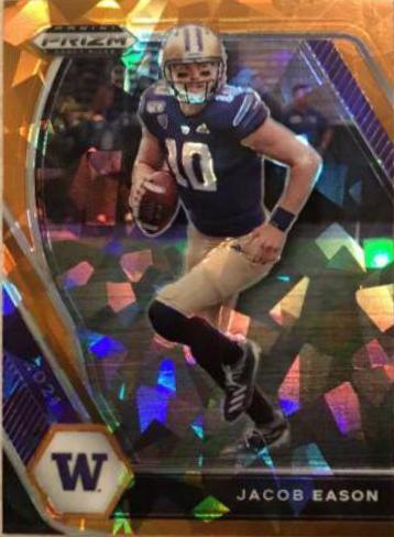 Jacob Eason [Orange Ice Prizm] #34
