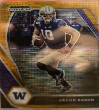 Jacob Eason [Orange Pulsar Prizm] #34