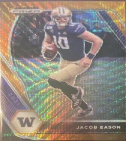 Jacob Eason [Orange Wave Prizm] #34