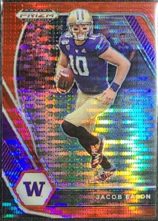 Jacob Eason [Red Pulsar Prizm] #34