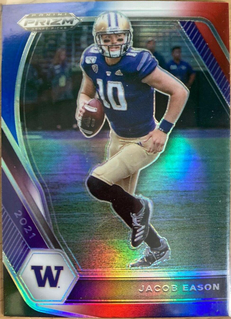 Jacob Eason [Red White and Blue Prizm] #34
