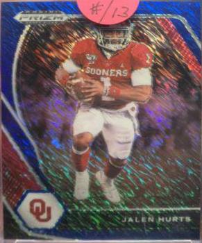 Jalen Hurts [Blue Shimmer Prizm] #32