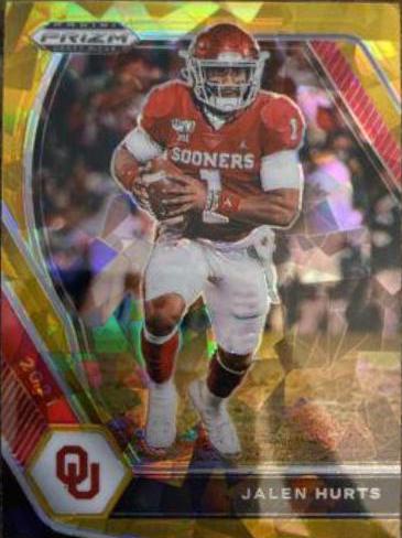 Jalen Hurts [Gold Ice Prizm] #32