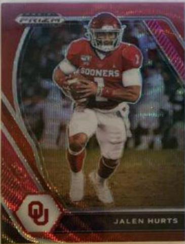 Jalen Hurts [Ruby Wave Prizm] #32