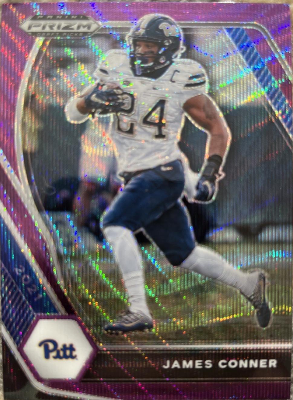 James Conner [Purple Circles Prizm] #91