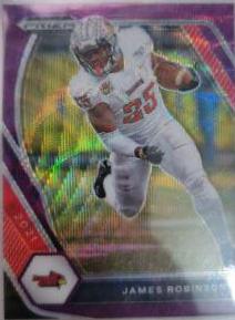 James Robinson [Purple Wave Prizm] #86