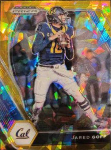 Jared Goff [Gold Ice Prizm] #12
