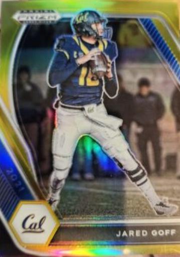Jared Goff [Gold Prizm] #12