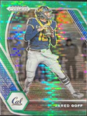 Jared Goff [Green Pulsar Prizm] #12