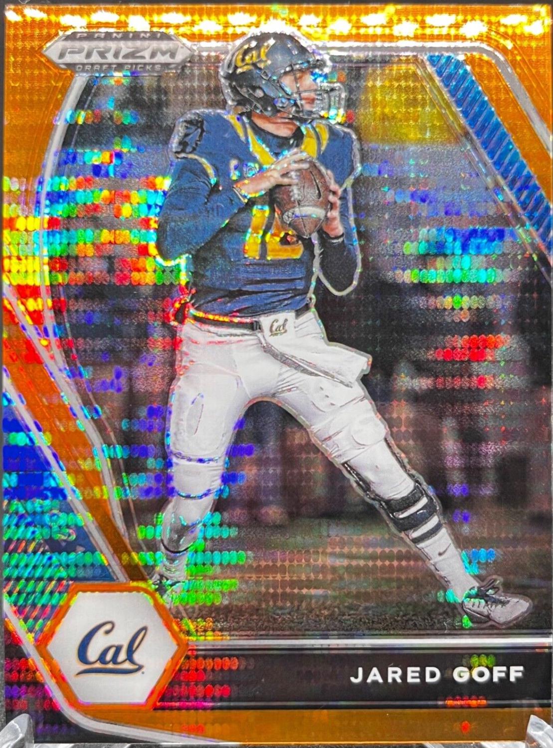 Jared Goff [Orange Pulsar Prizm] #12