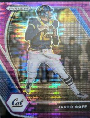 Jared Goff [Purple Pulsar Prizm] #12