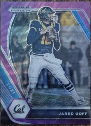 Jared Goff [Purple Wave Prizm] #12