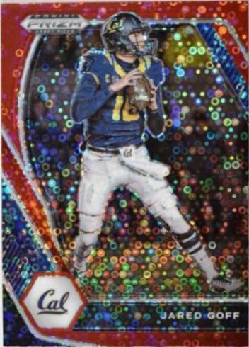 Jared Goff [Red Circles Prizm] #12