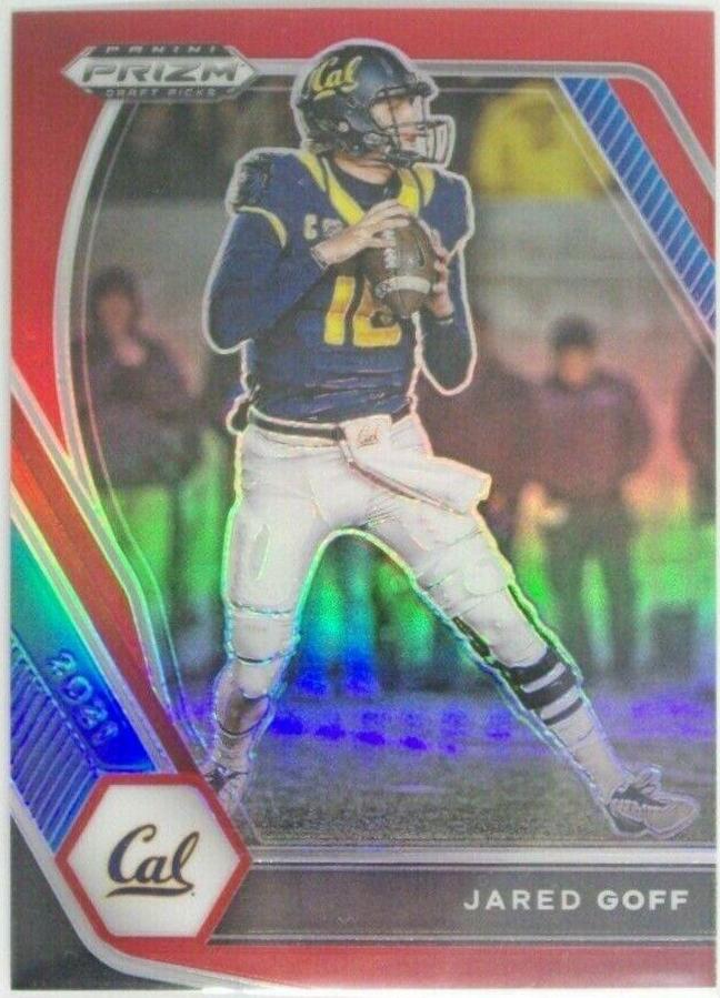 Jared Goff [Red Prizm] #12