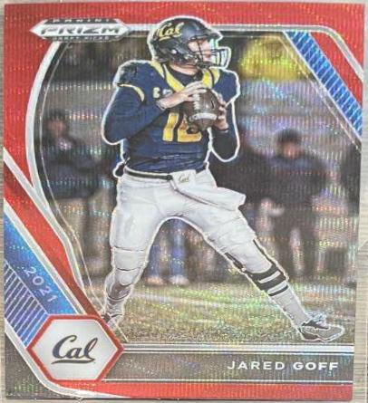 Jared Goff [Red Pulsar Prizm] #12