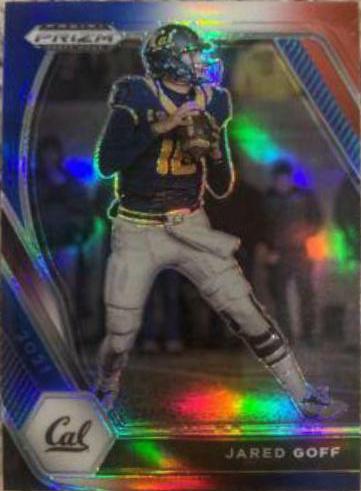 Jared Goff [Red White and Blue Prizm] #12