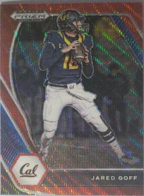 Jared Goff [Ruby Wave Prizm] #12
