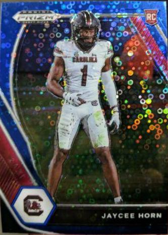 Jaycee Horn [Blue Circles Prizm] #142