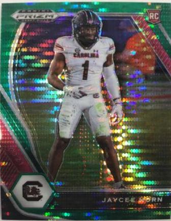 Jaycee Horn [Green Pulsar Prizm] #142