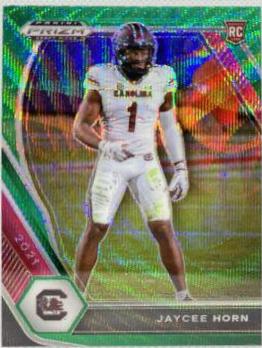 Jaycee Horn [Green Wave Prizm] #142