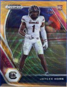 Jaycee Horn [Orange Wave Prizm] #142