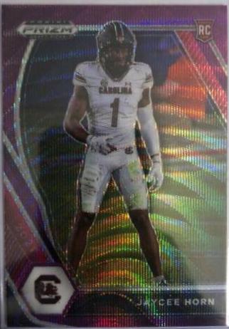 Jaycee Horn [Purple Wave Prizm] #142