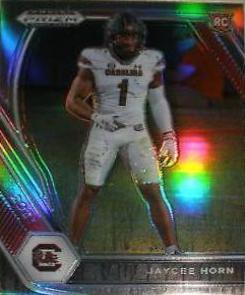 Jaycee Horn [Silver Prizm] #142